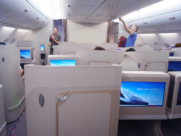アシアナ航空 A380 ビジネスクラス