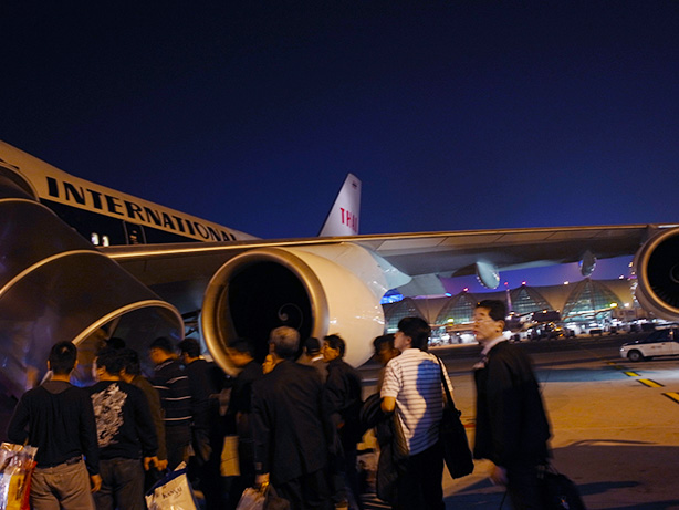 タイ航空 747 ビジネスクラス
Thai Airways 747 Businessclass