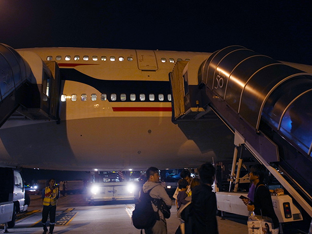 タイ航空 747 ビジネスクラス
Thai Airways 747 Businessclass