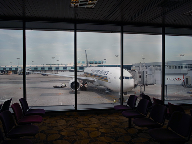 シンガポールからバンコクまで シンガポール航空 ビジネスクラスに搭乗